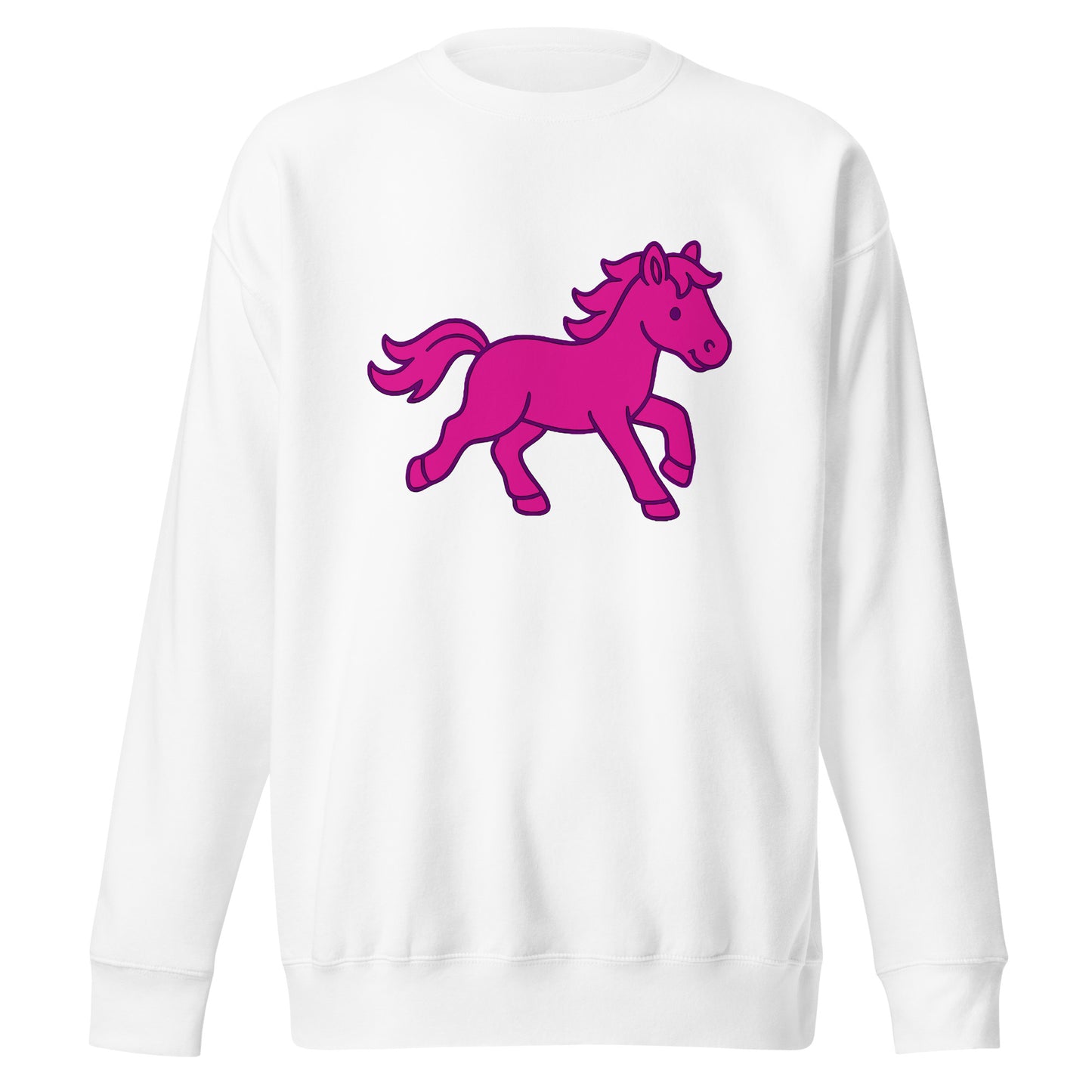 Performance | Crewneck | Pink Pony Athletic Club | Mascot Logo