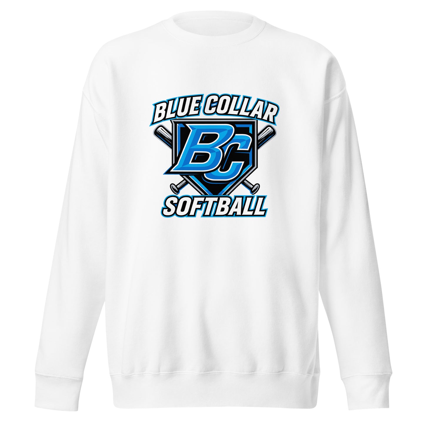 Performance | Crewneck | Blue Collar Softball 2034 | Shield Logo