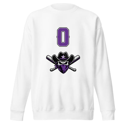 Performance | Crewneck | Carolina Outlaws Baseball | Purple Renegades Logo