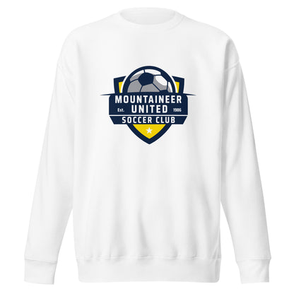 Performance | Crewneck | Mountaineer United Soccer Club | Alpine Crest Logo