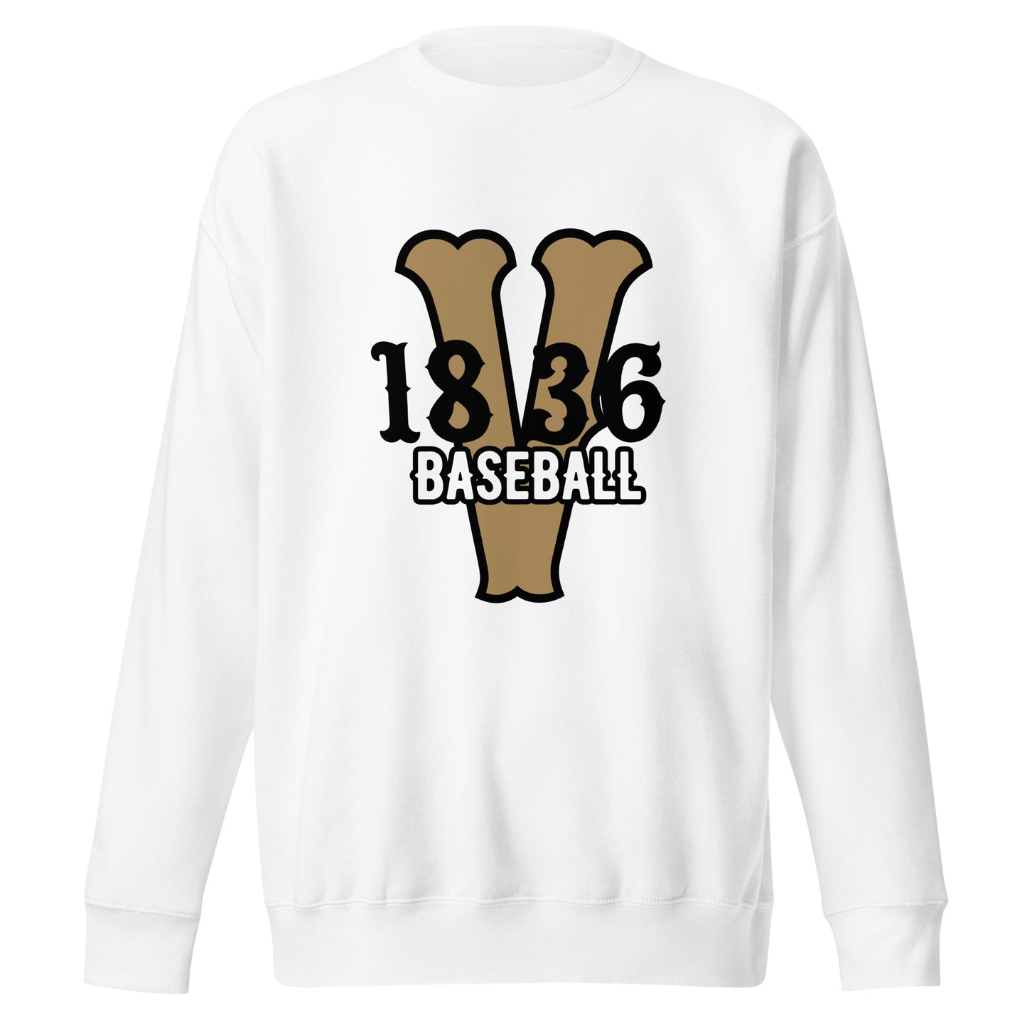 Performance | Crewneck | 1836 Volunteers Baseball | Crest Logo