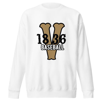 Performance | Crewneck | 1836 Volunteers Baseball | Crest Logo