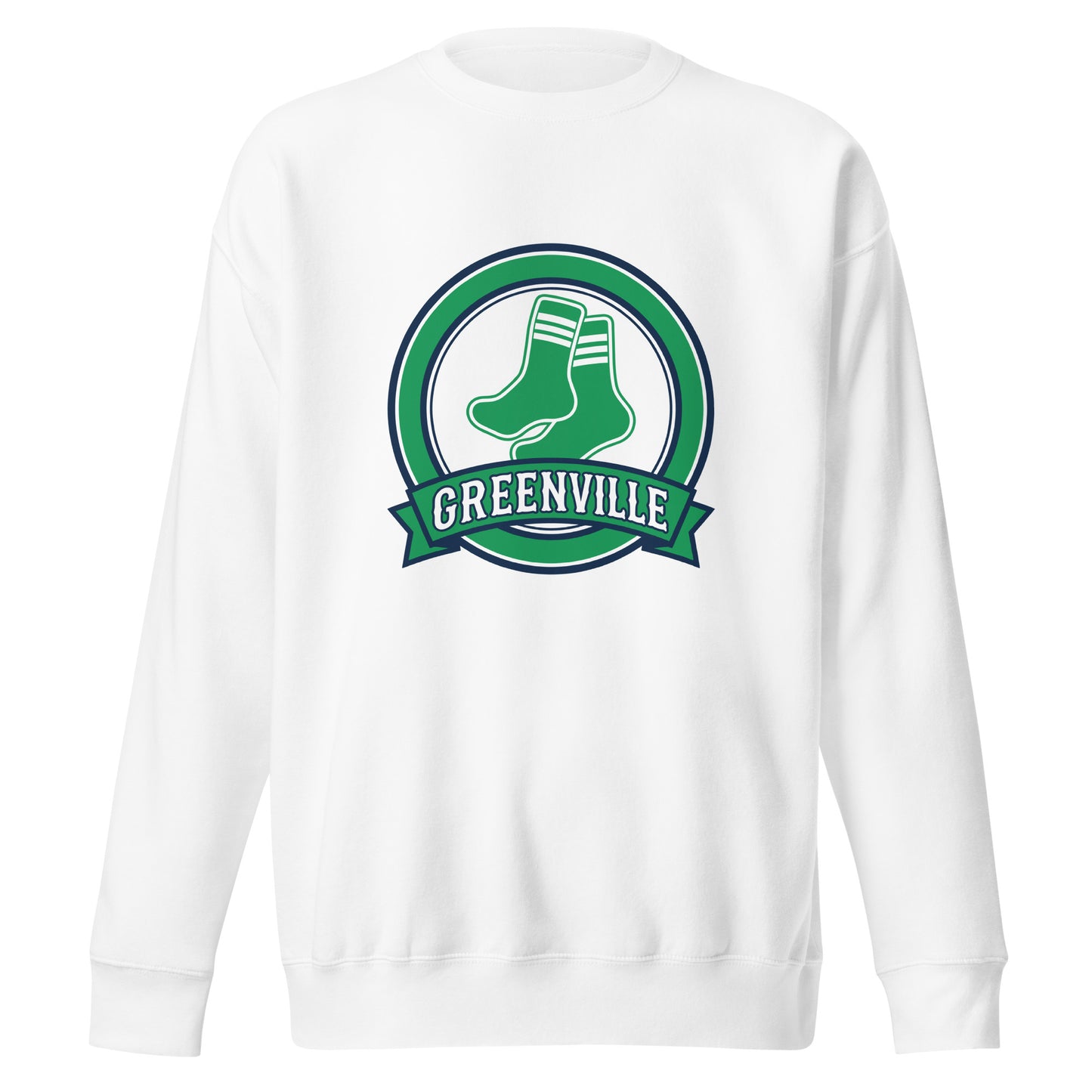 Performance | Crewneck | Greenville Sox | Badge Logo