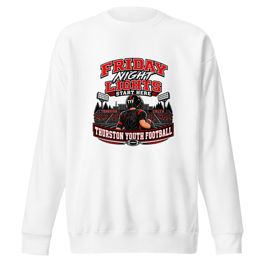 Performance | Crewneck | Thurston Youth Football | Vanguard Logo