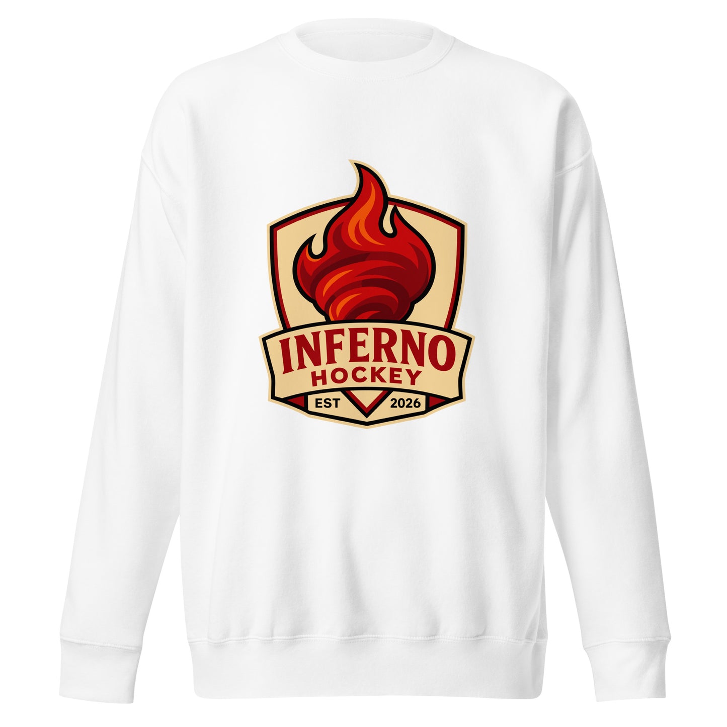 Performance | Crewneck | Inferno Hockey | Crest Logo