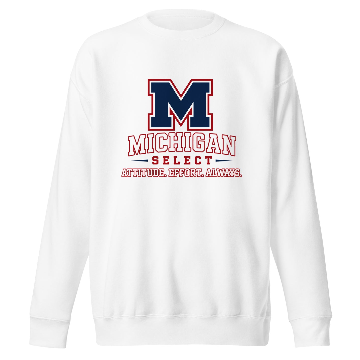 Performance | Crewneck | Michigan Select Baseball | Crest Logo