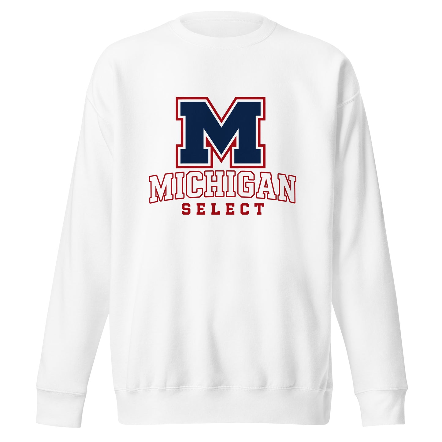 Performance | Crewneck | Michigan Select Baseball | Emblem Logo