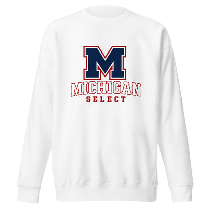 Performance | Crewneck | Michigan Select Baseball | Emblem Logo