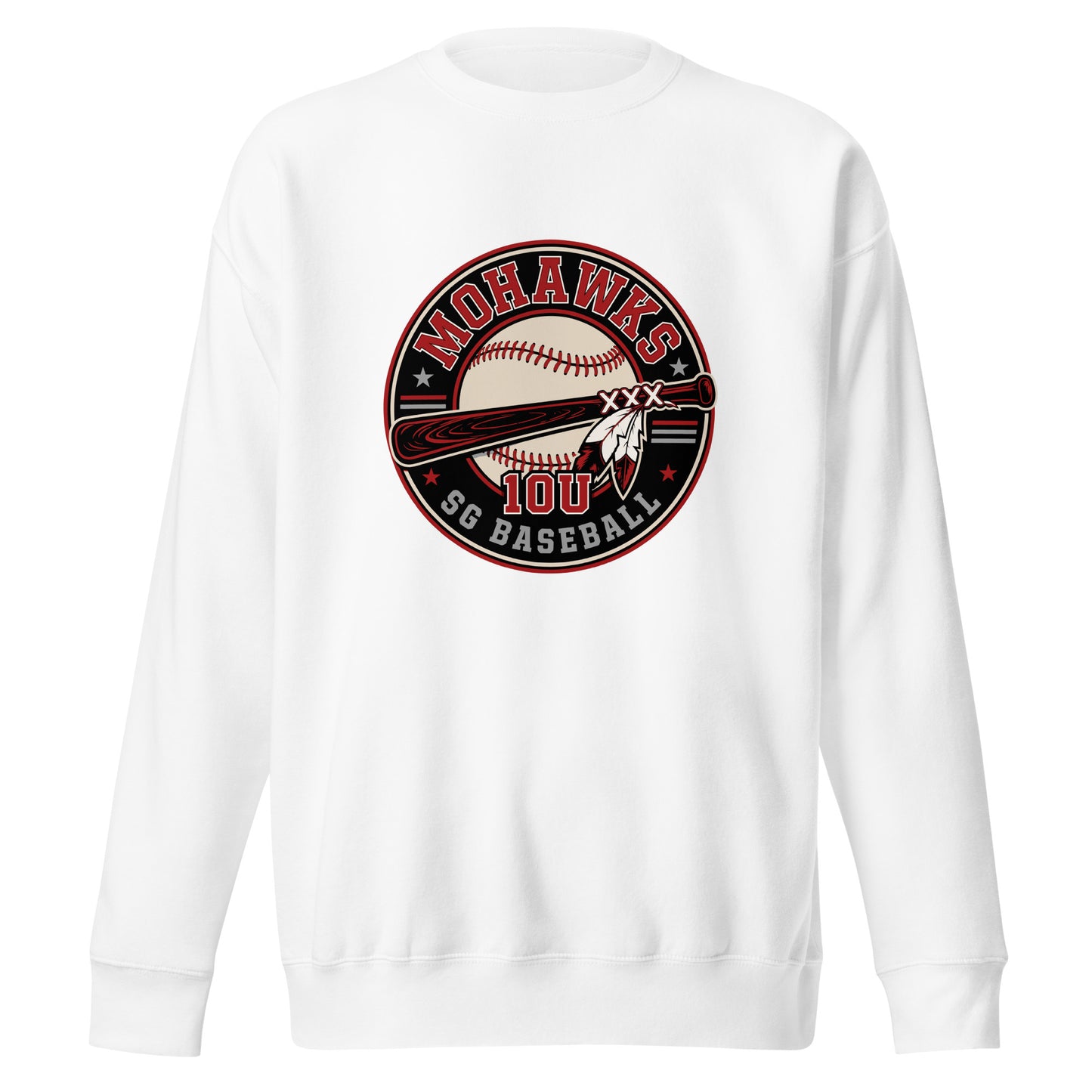 Performance | Crewneck | Mohawks | Athletics Logo