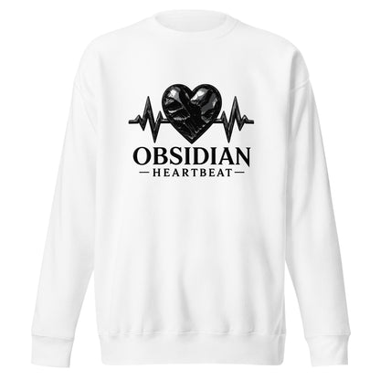 Performance | Crewneck | Obsidian Heartbeat | Pulse Athletics Logo