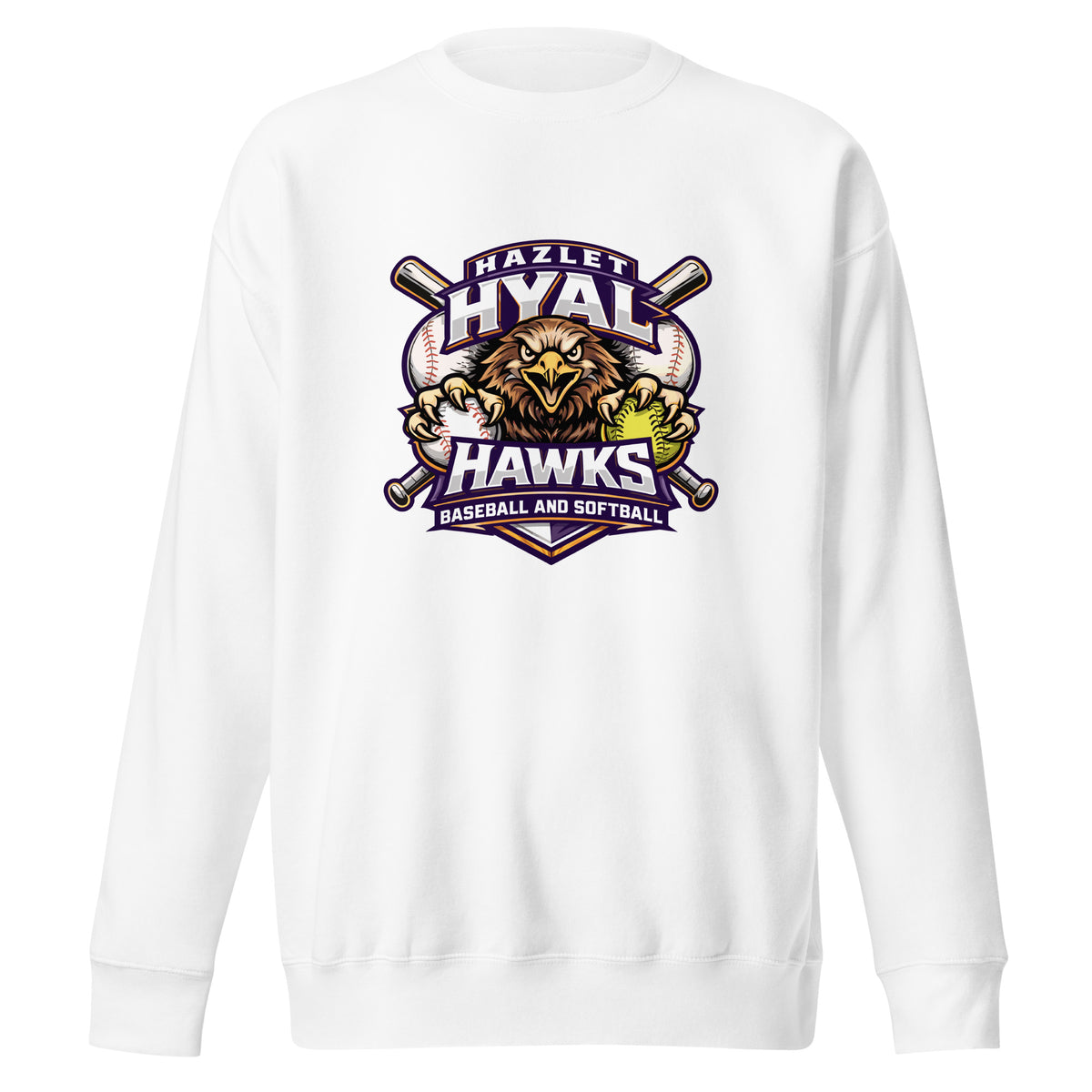 Performance | Crewneck | HYAL Hawks | Emblem Logo