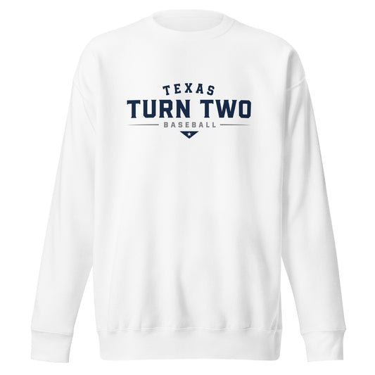 Performance | Crewneck | Texas Turn Two Baseball | Modern Script Logo