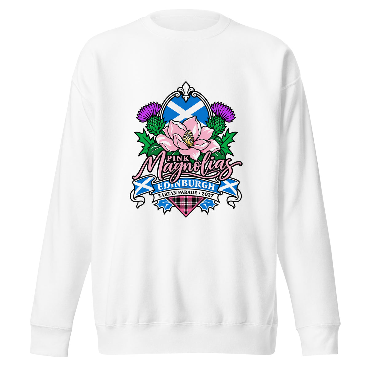 Performance | Crewneck | Pink Magnolias Dance | Valor Logo
