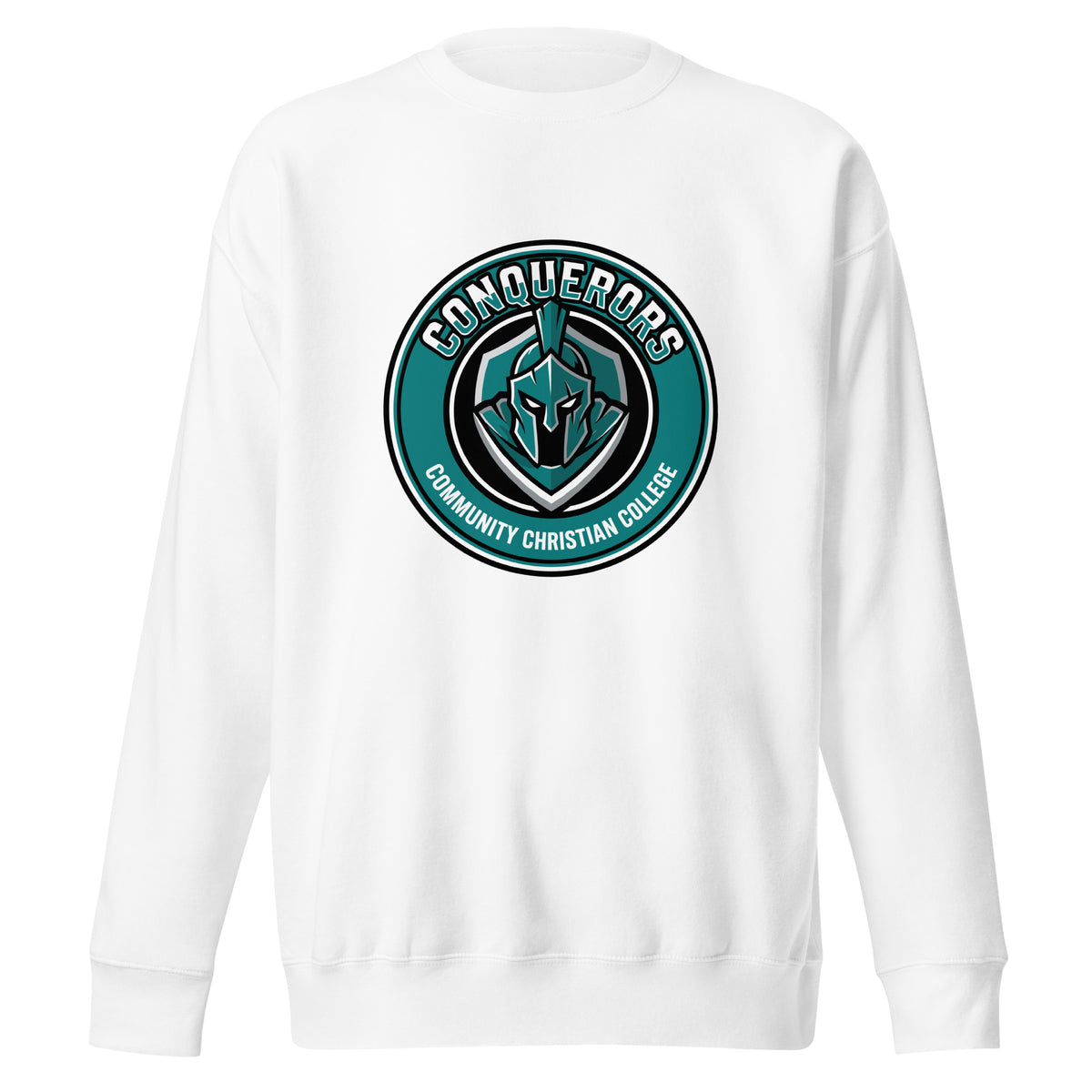 Performance | Crewneck | Community Christian College | Badge Logo