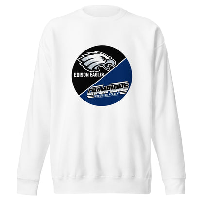Performance | Crewneck | Edison Eagles/CWA Wrestling | Badge Logo