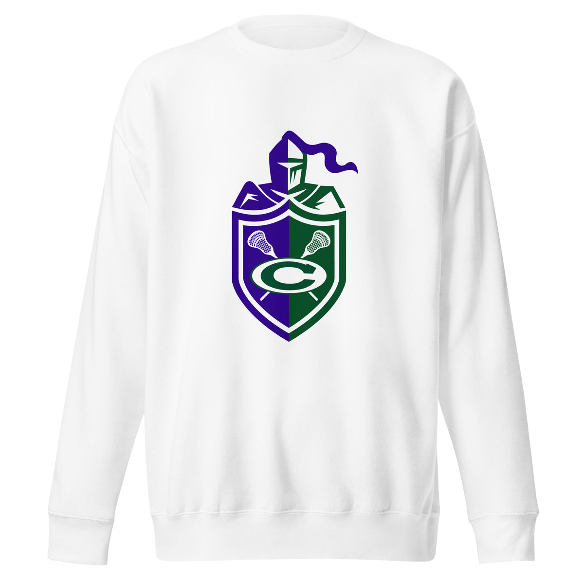 Performance | Crewneck | Central West Girls Lacrosse | Crest Logo