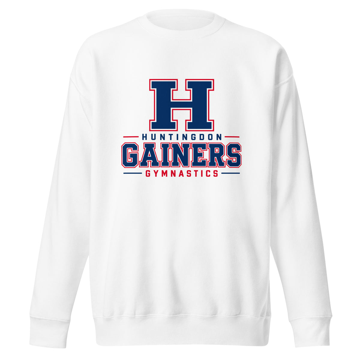 Performance | Crewneck | HCC Gymnastics | Gainers Emblem Logo