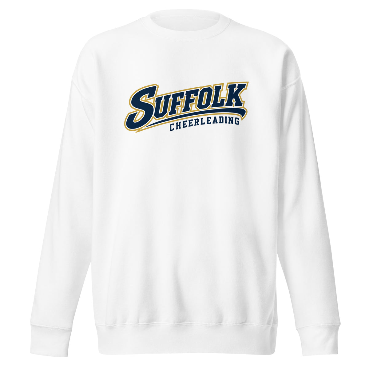 Performance | Crewneck | Suffolk University Cheerleading | Athletics Logo