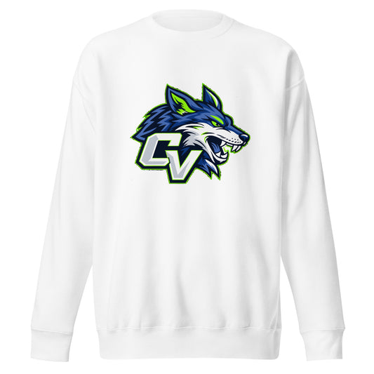 Performance | Crewneck | Cumberland Valley Coyotes Football | Crest Logo