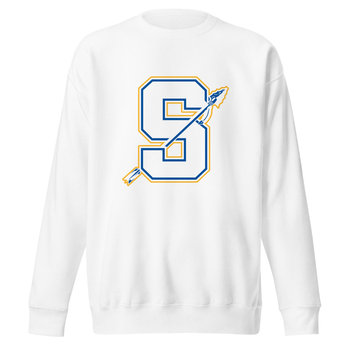 Performance | Crewneck | Senatobia Warriors Baseball | Crest Logo