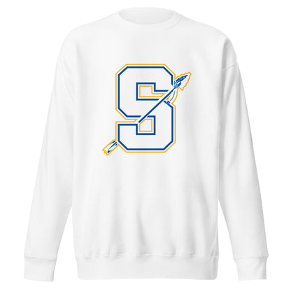 Performance | Crewneck | Senatobia Warriors Baseball | Crest Logo