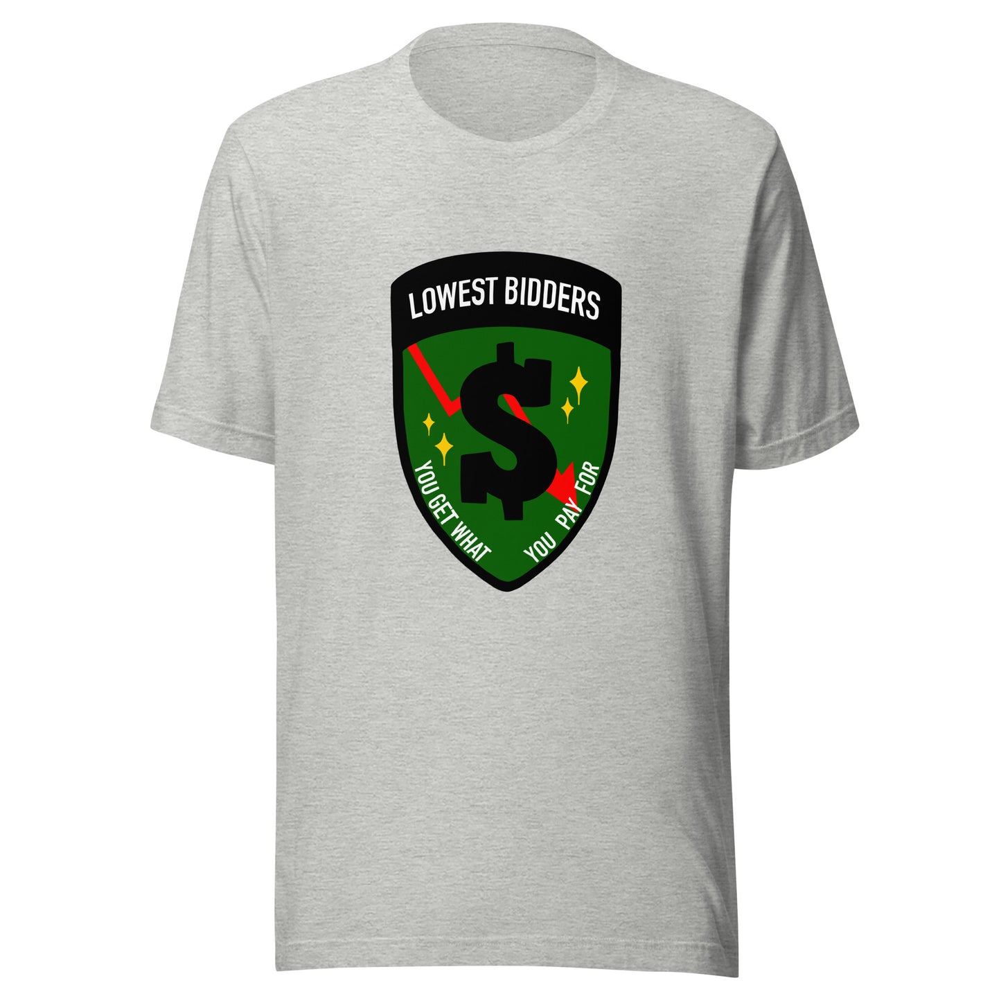 Performance | T-Shirt | The Lowest Bidders | Emblem Logo