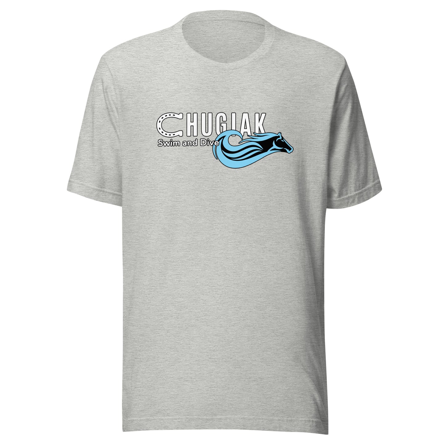 Performance | T-Shirt | Chugiak Mustang Swim & Dive | Emblem Logo