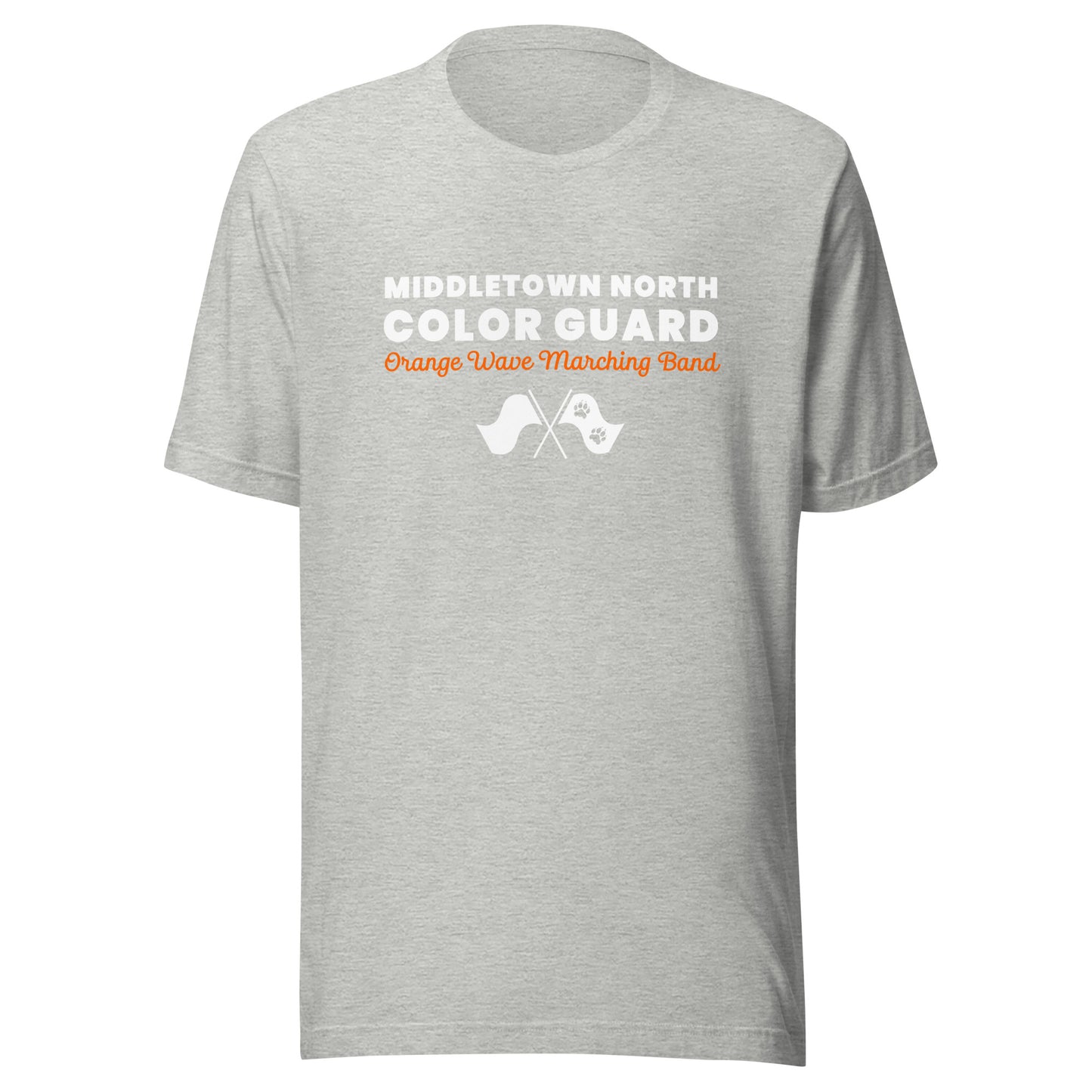 Performance | T-Shirt | Orange Wave Marching Band | Modern Script Logo