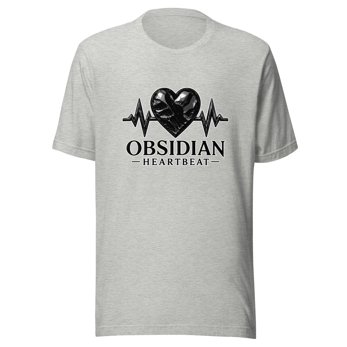 Performance | T-Shirt | Obsidian Heartbeat | Pulse Athletics Logo