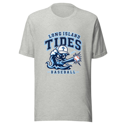 Performance | T-Shirt | Long Island Tides Baseball | Valor Logo