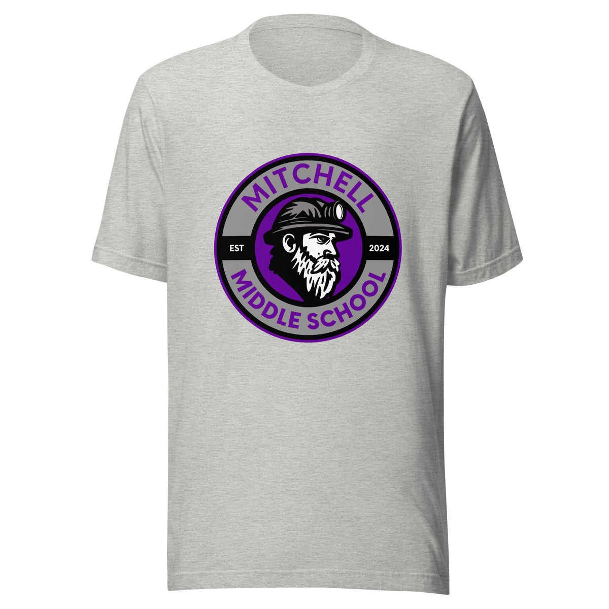 Performance | T-Shirt | Mitchell Middle School Softball | Badge Logo