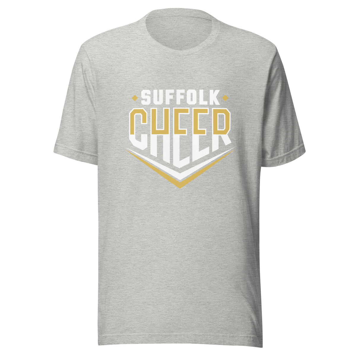 Performance | T-Shirt | Suffolk University Cheerleading | Emblem Logo