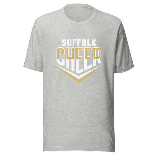 Performance | T-Shirt | Suffolk University Cheerleading | Emblem Logo