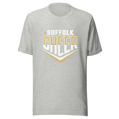 Performance | T-Shirt | Suffolk University Cheerleading | Emblem Logo