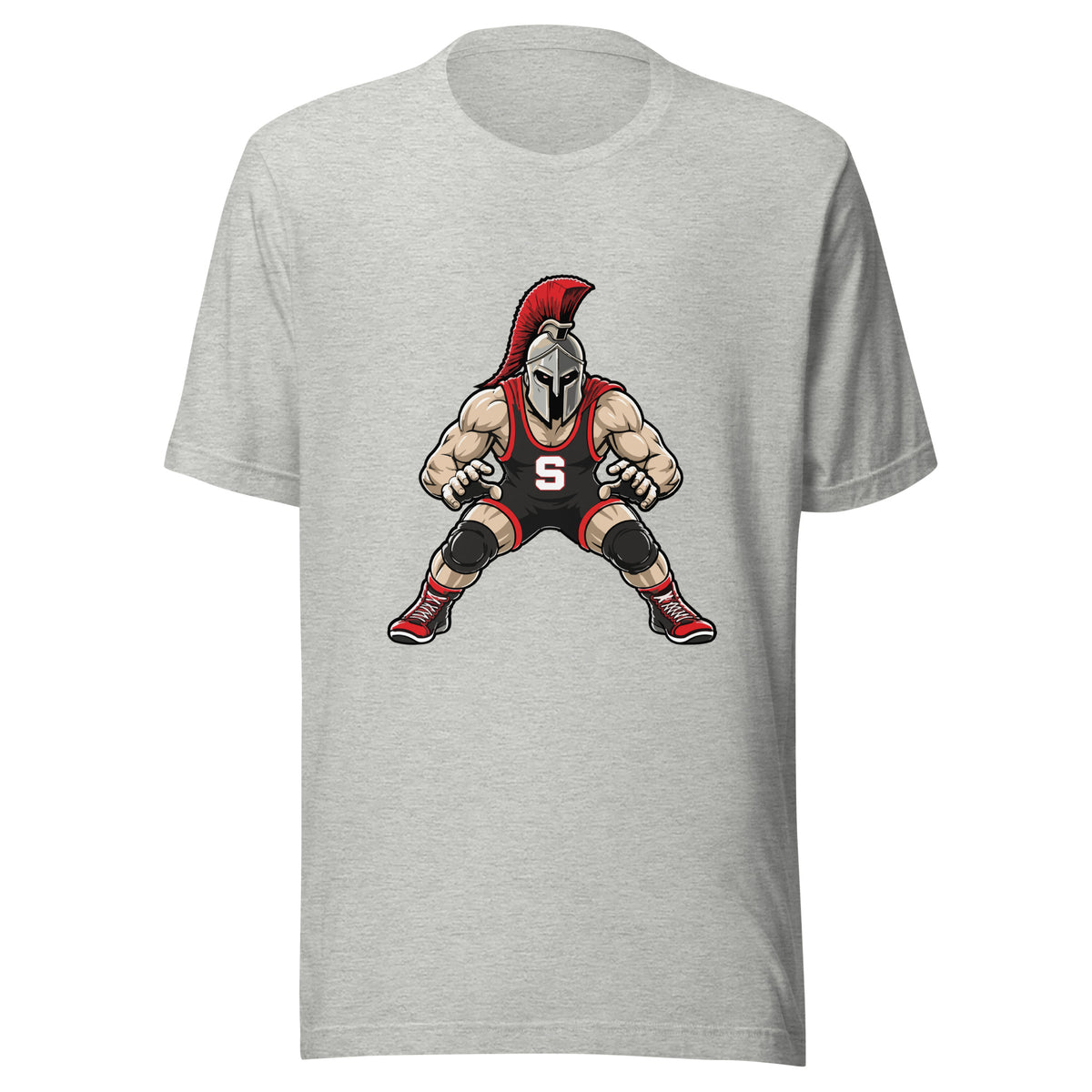 Performance | T-Shirt | Spartan Wrestling Club | Mascot Logo