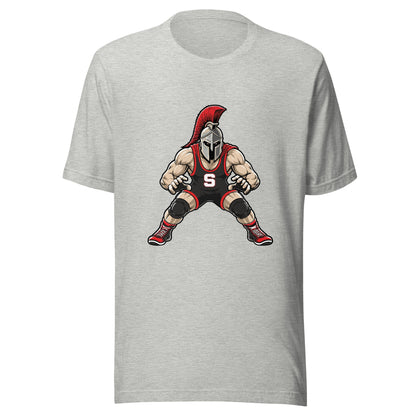 Performance | T-Shirt | Spartan Wrestling Club | Mascot Logo