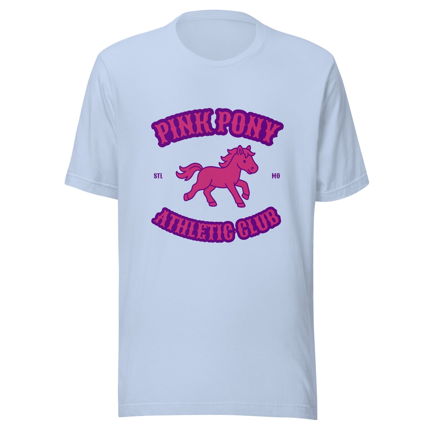 Performance | T-Shirt | Pink Pony Athletic Club | Crest Logo