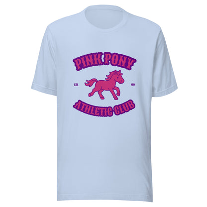 Performance | T-Shirt | Pink Pony Athletic Club | Crest Logo