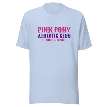 Performance | T-Shirt | Pink Pony Athletic Club | Athletic Wordmark Logo