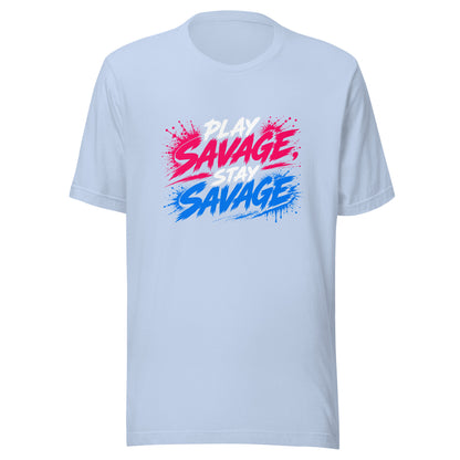 Performance | T-Shirt | Savage Softball | Play Stay Logo