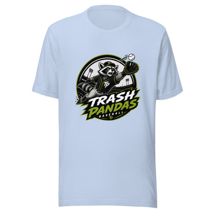 Performance | T-Shirt | Trash Pandas Baseball Organization | Emblem Logo