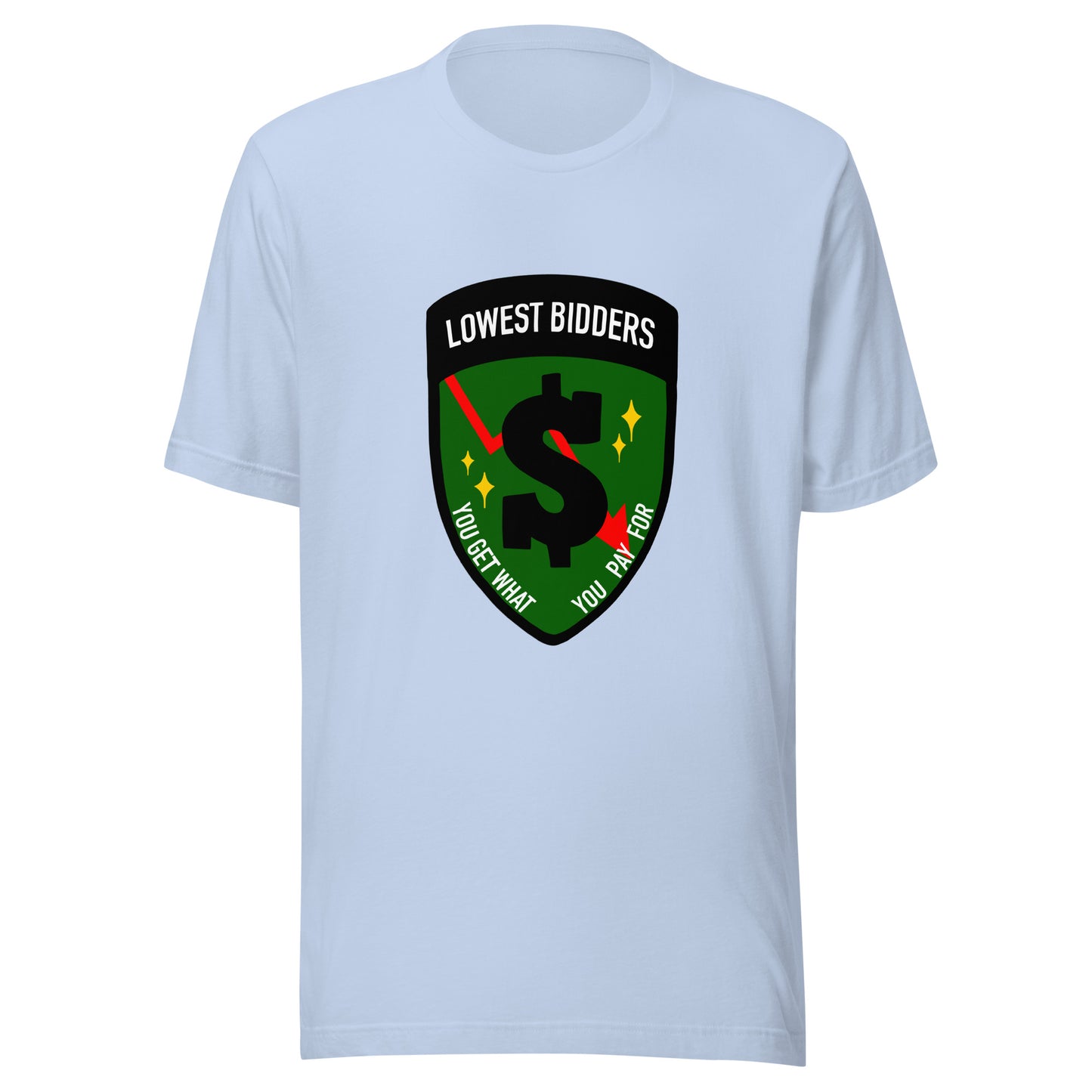 Performance | T-Shirt | The Lowest Bidders | Emblem Logo