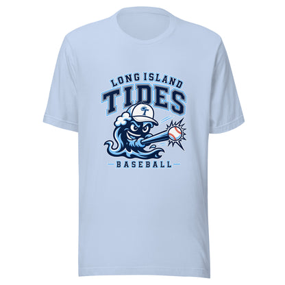 Performance | T-Shirt | Long Island Tides Baseball | Valor Logo