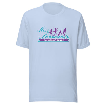 Performance | T-Shirt | Miss Lorraine’s School of Dance | Crest Logo