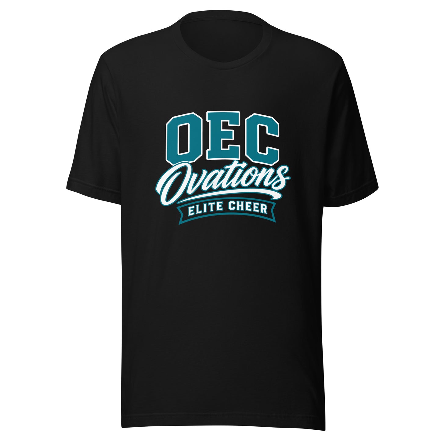 Performance | T-Shirt | Ovations Elite Cheer | Emblem Logo