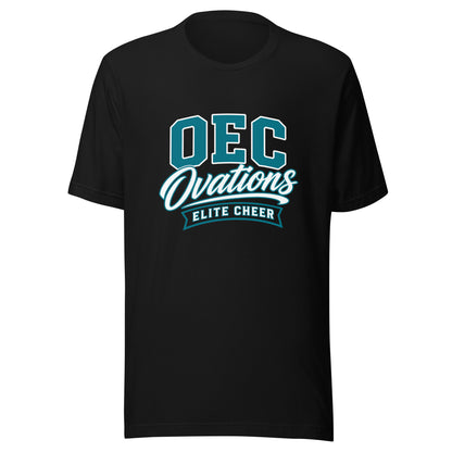 Performance | T-Shirt | Ovations Elite Cheer | Emblem Logo