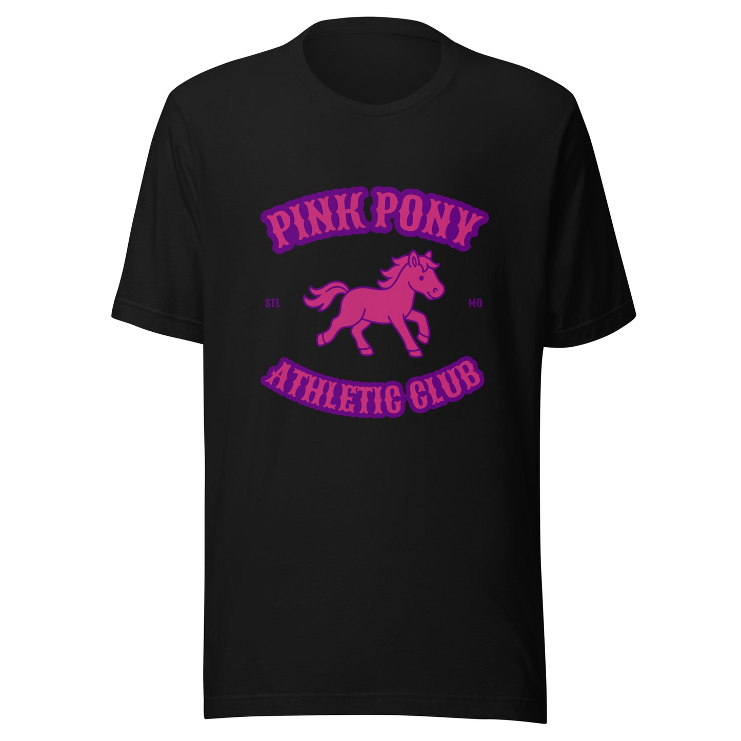 Performance | T-Shirt | Pink Pony Athletic Club | Crest Logo