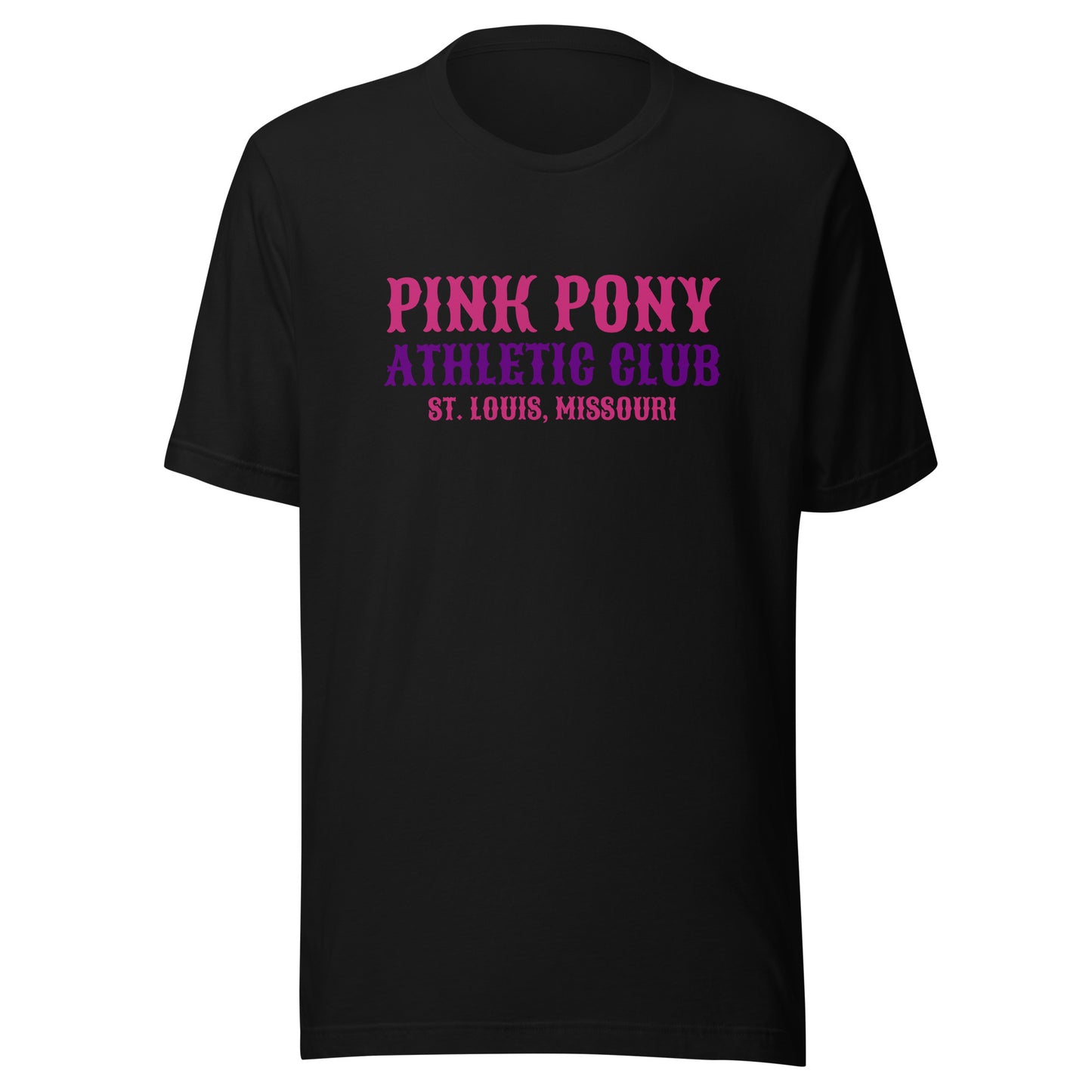 Performance | T-Shirt | Pink Pony Athletic Club | Athletic Wordmark Logo