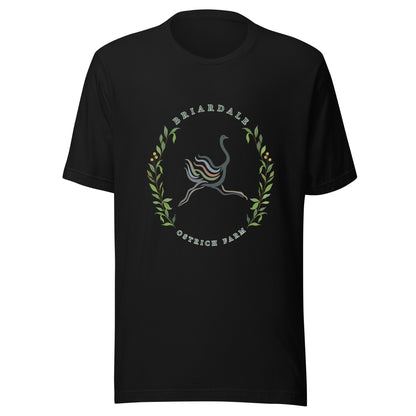 Performance | T-Shirt | Briardale Ostrich Farm | Crest Logo