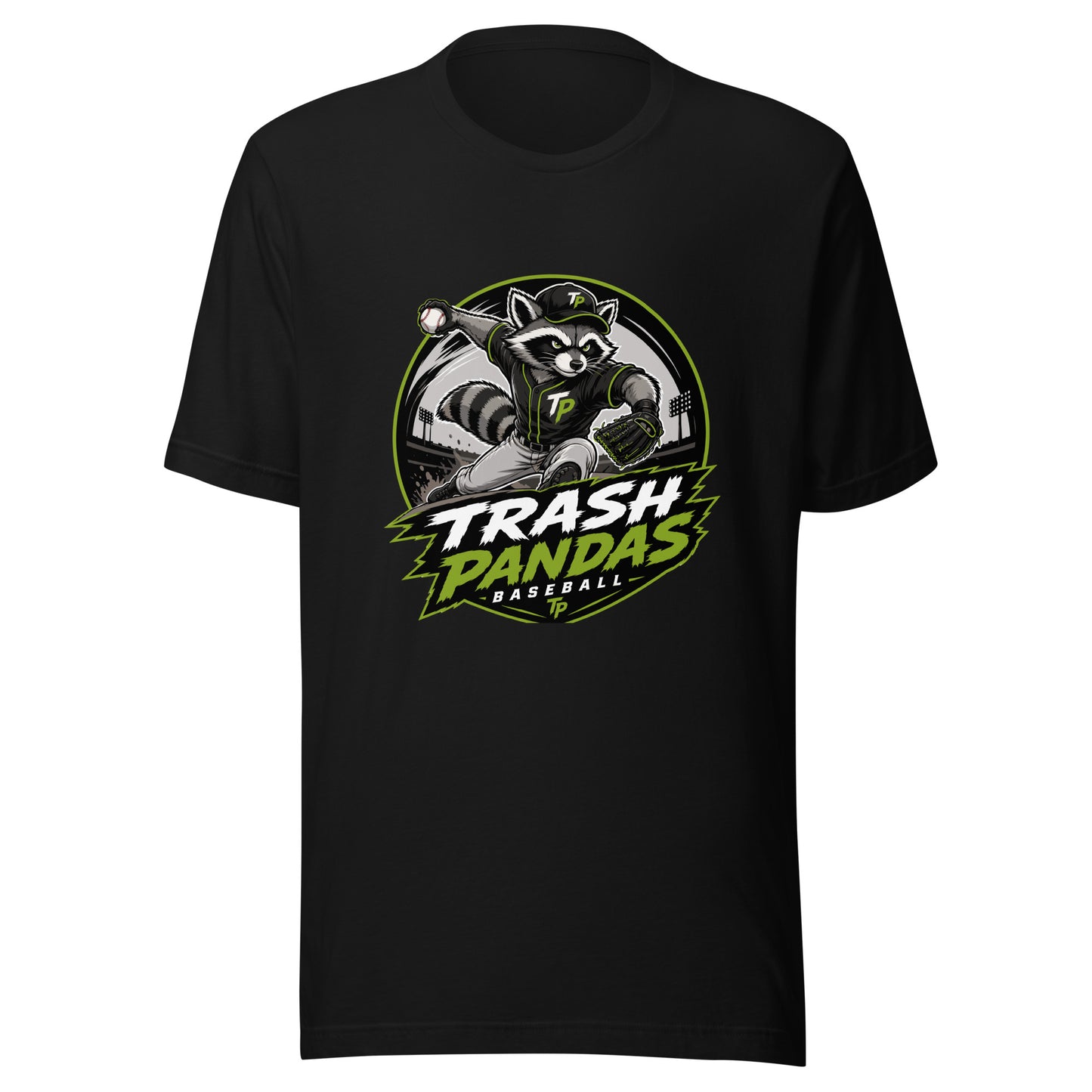 Performance | T-Shirt | Trash Pandas Baseball Organization | Vanguard Logo